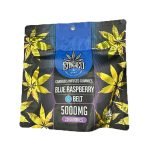 Smashed Gummy Belts| Blue Raspberry Belt 5000MG