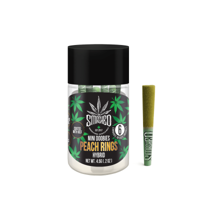 Smashed Mini Doobies Liquid Diamond Peach Rings