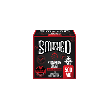 Smashed 500mg Strawberry Splash Liquid Diamond Gummies